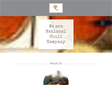 Tablet Screenshot of nationalchili.com